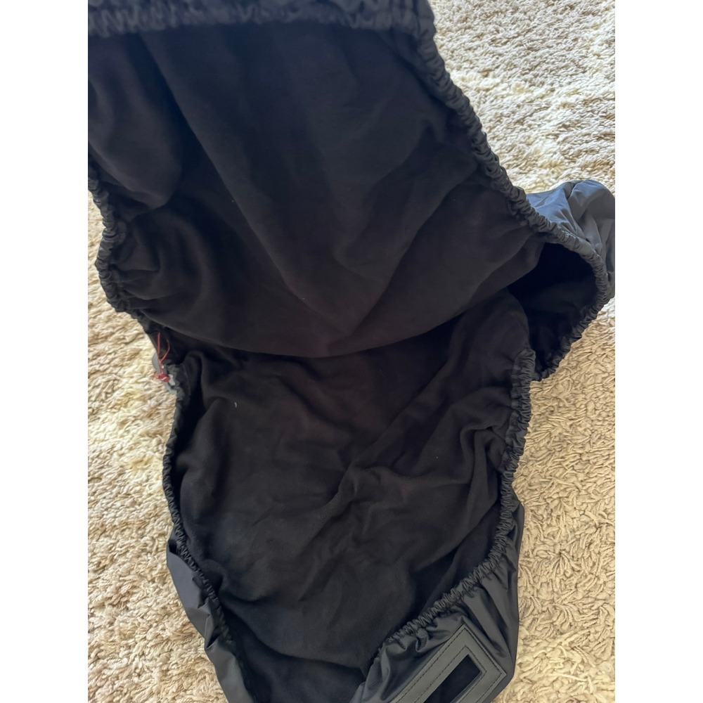 LeMieux ProKit Dressage Saddle Cover Black Fleece Lined Adjustable NWT - Picture 5 of 8